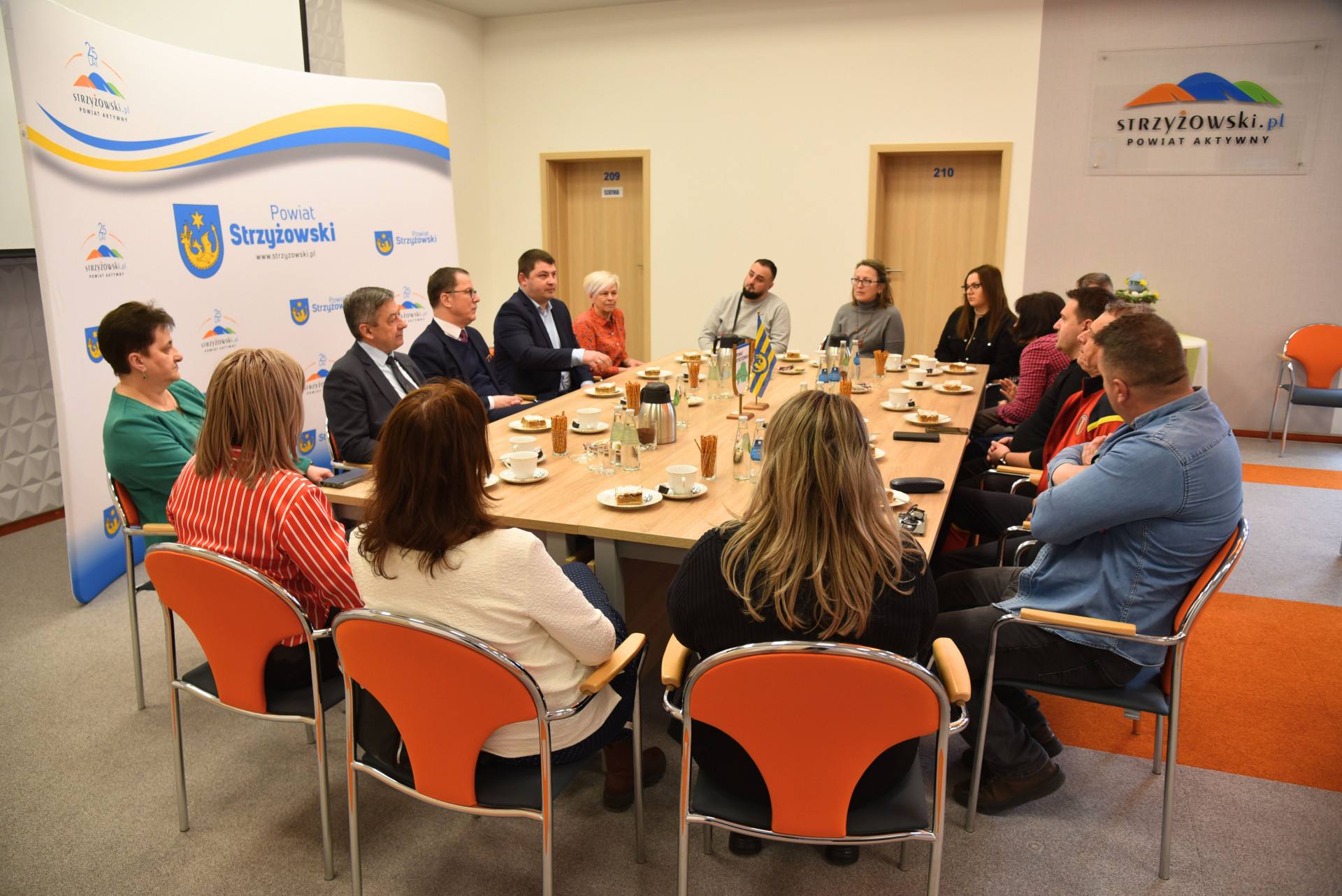 Delegacja nauczycieli z Rumunii z wizytą w powiecie strzyżowskim